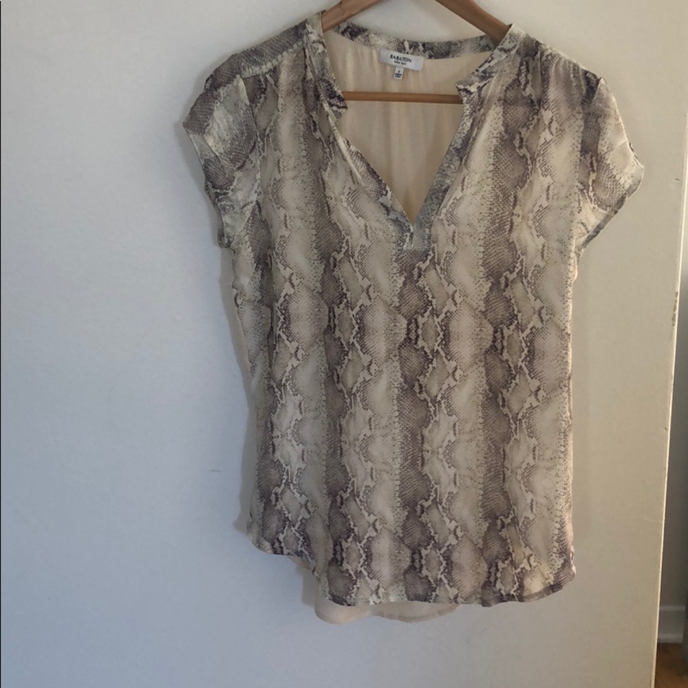 Snakeskin Blouse